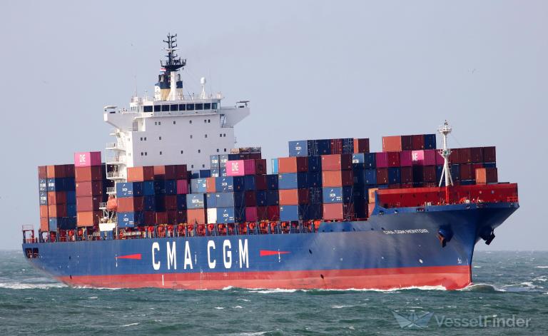 Deployment of a M3E drifter in the central Ionian Sea on 8 October 2025 from the Container Ship CMA CGM MONTOIR Deployment of a M3E drifter in the central Ionian Sea on 8 October 2025 from the Container Ship CMA CGM MONTOIR